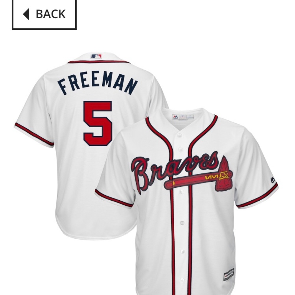 NWT braves Jersey
